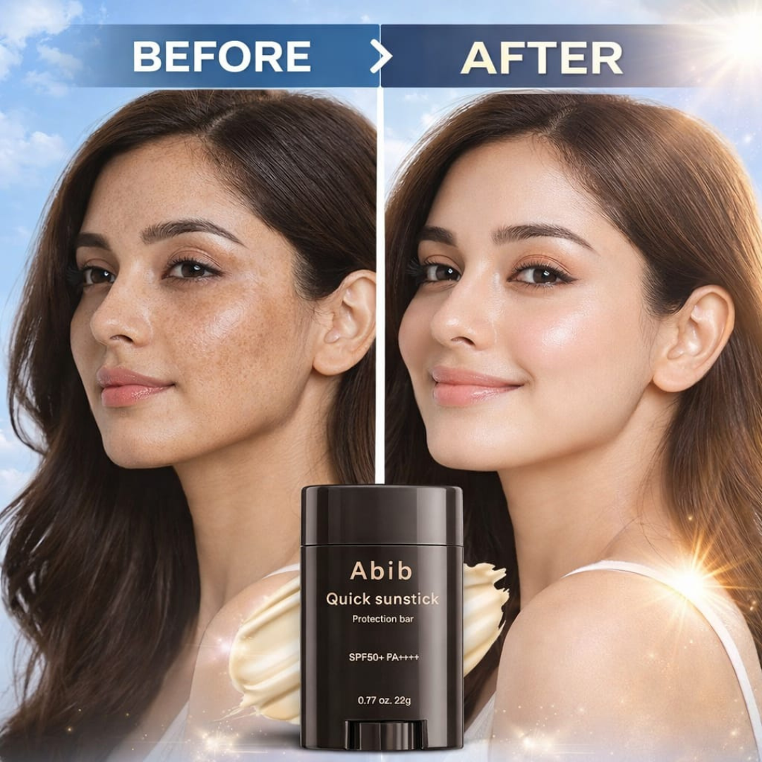Abib Quick Sunstick Protection Bar SPF50+ PA++++ | No White Cast, Non-Greasy UV Protection Stick with Aloe, Centella & Green Tea