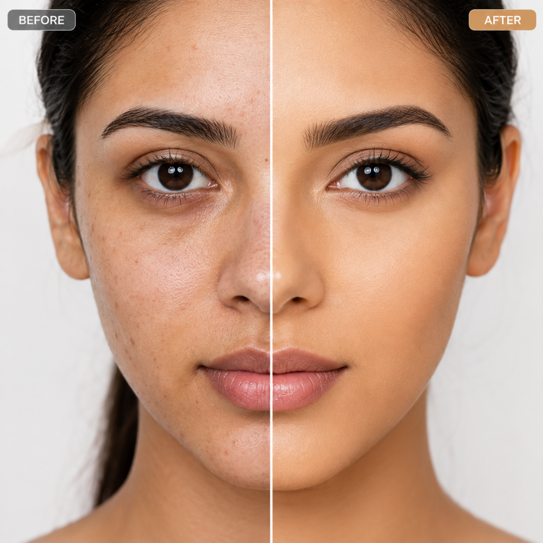 Nabila Liquid Base Foundation – Flawless Coverage, Naturally You – Full Coverage, Lightweight Comfort & Long Wear Formula – Evens, Perfects & Enhances – SPF 15 Protection