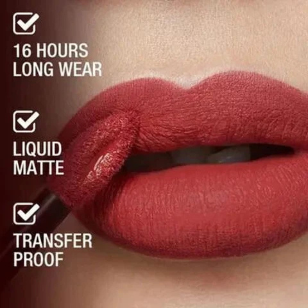 SL Basics Matte For You Liquid Matte Lipsticks | 16HR Wear, Transfer Proof & Vitamin E Enriched (Pack of 4)