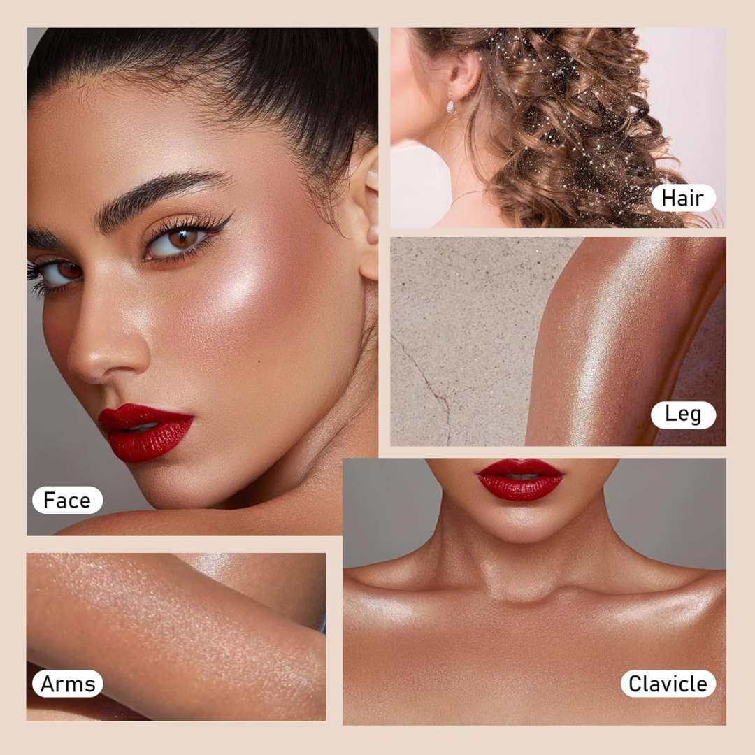 Makeup Revolution Stardaze Glitter Hair & Body Mist | Multi Use - Face, body & beautiful Shinny Hair | Long-lasting, Sweat proof & Quick-Drying