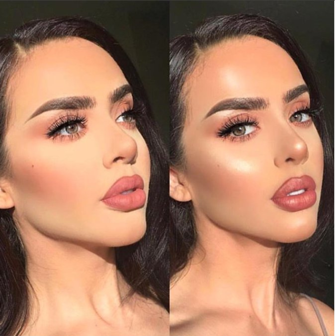 Renee lumi Glow Duo | Glowing moisturizer + Glowing Compact powder | long lasting & waterproof Dewy finish makeup base