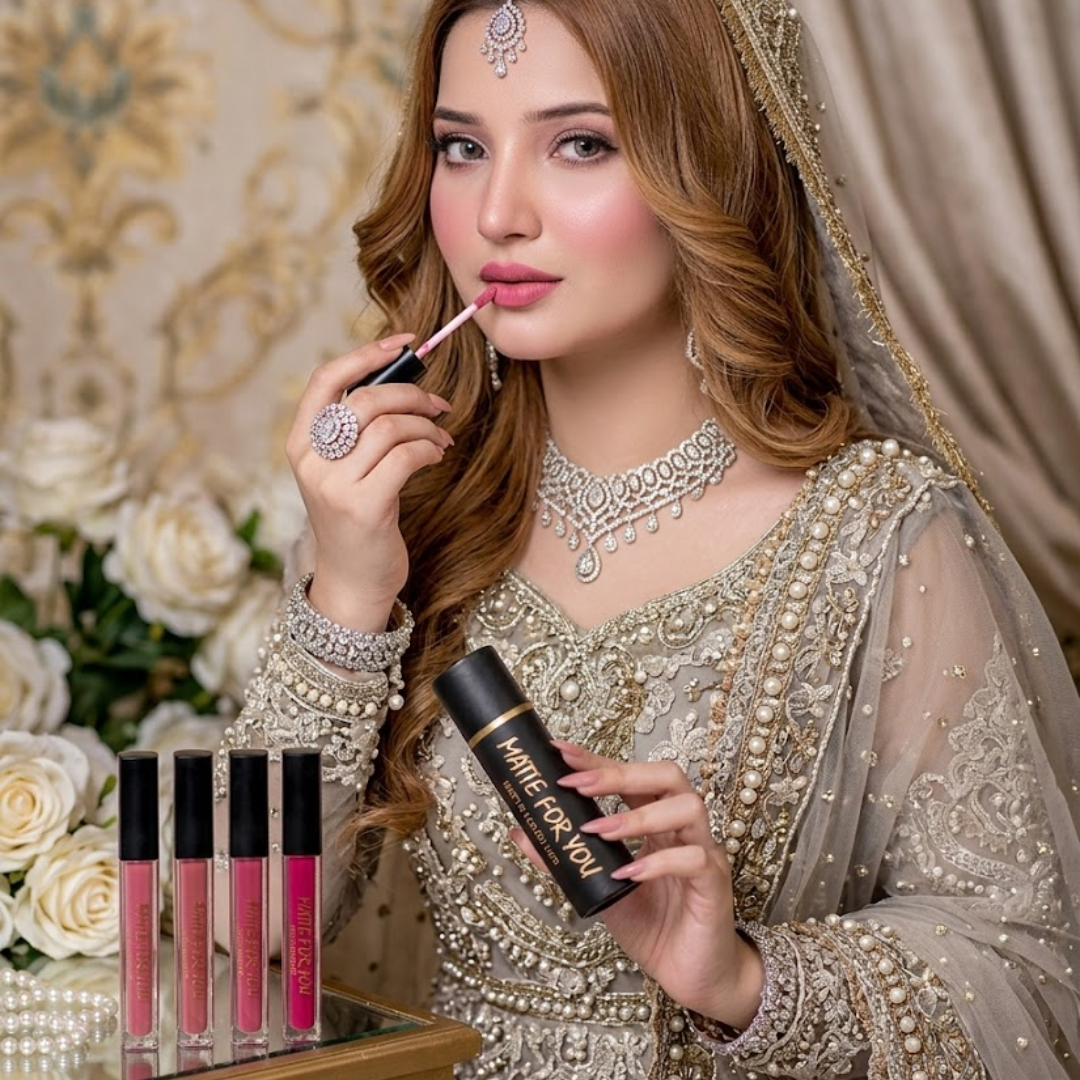 SL Basics Matte For You Liquid Matte Lipsticks | 16HR Wear, Transfer Proof & Vitamin E Enriched (Pack of 4)