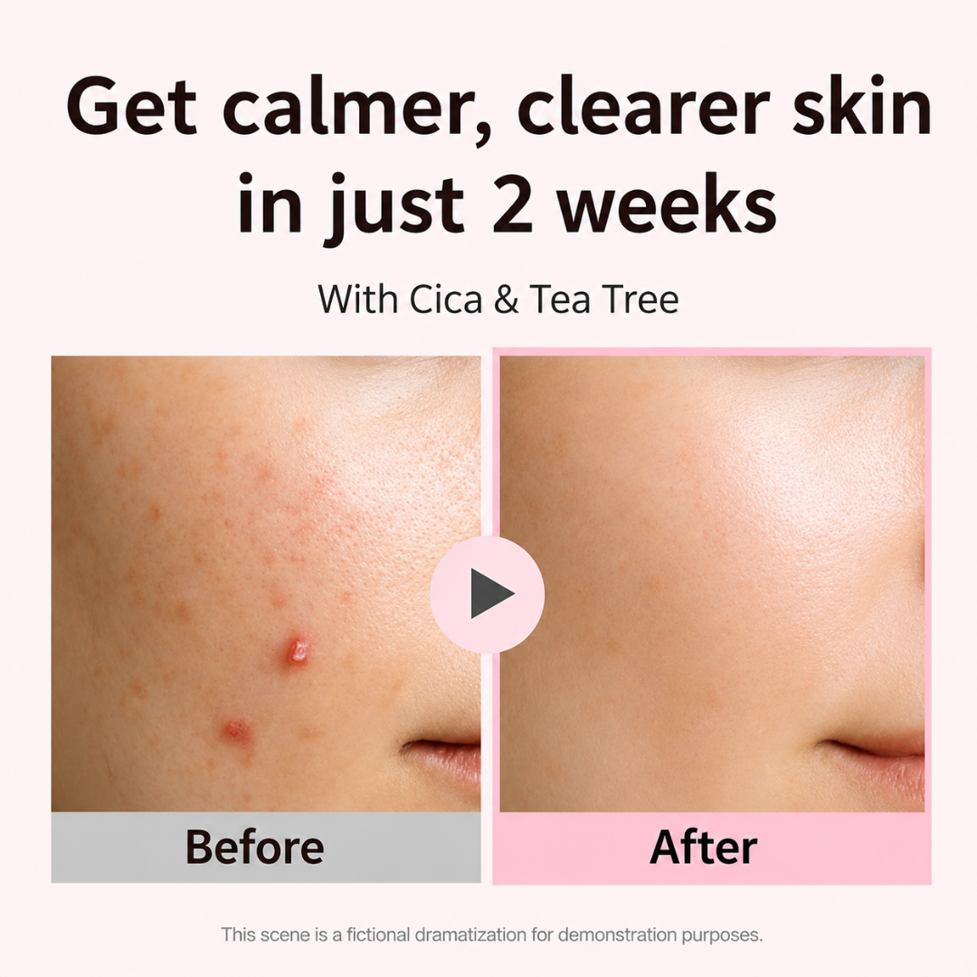 Pink Tea Tree Intensive Cream – Calm, Hydrate & Repair – With Cica & Tea Tree – Soothes Irritation, Deep Hydration, Strengthens Skin Barrier – For Sensitive & Acne-Prone Skin – Visible Results in 2 Weeks