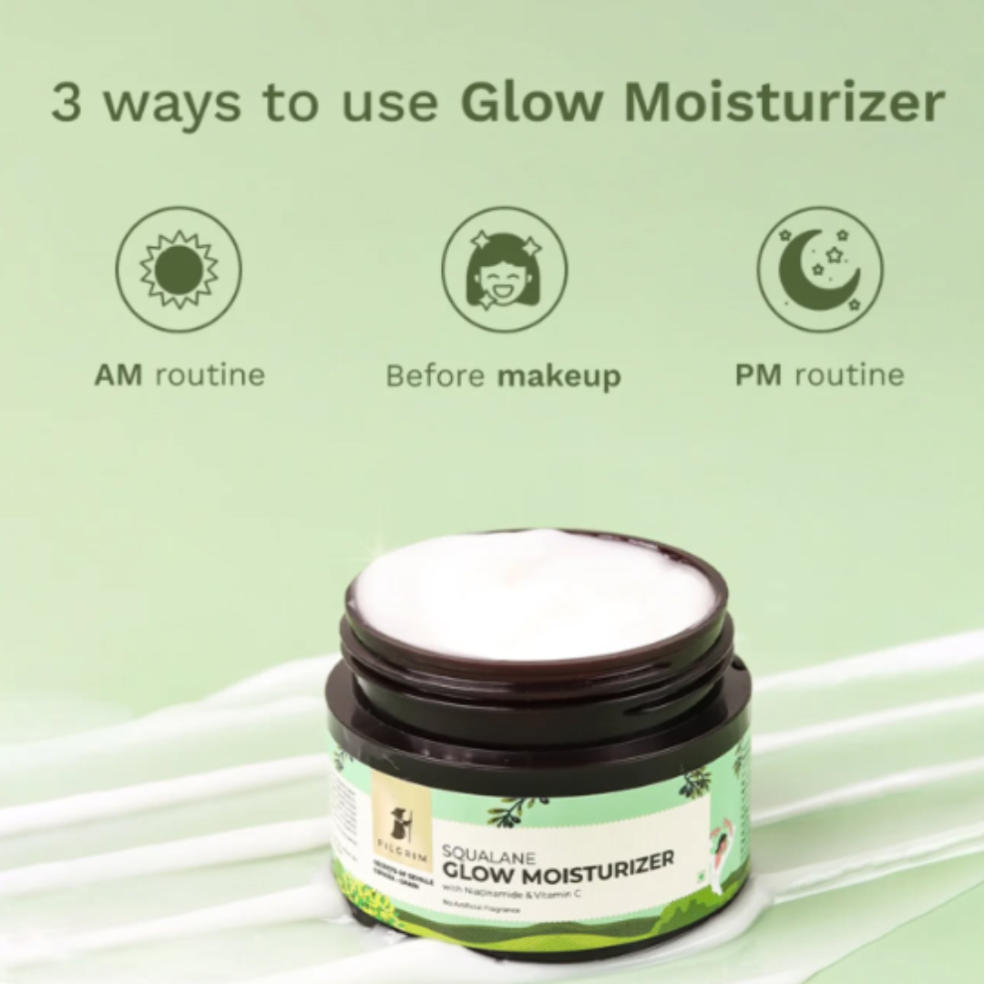 Glow & Hydrated moisturizer  (Use as skin prep before makeup - give dewy & flawless makeup base)