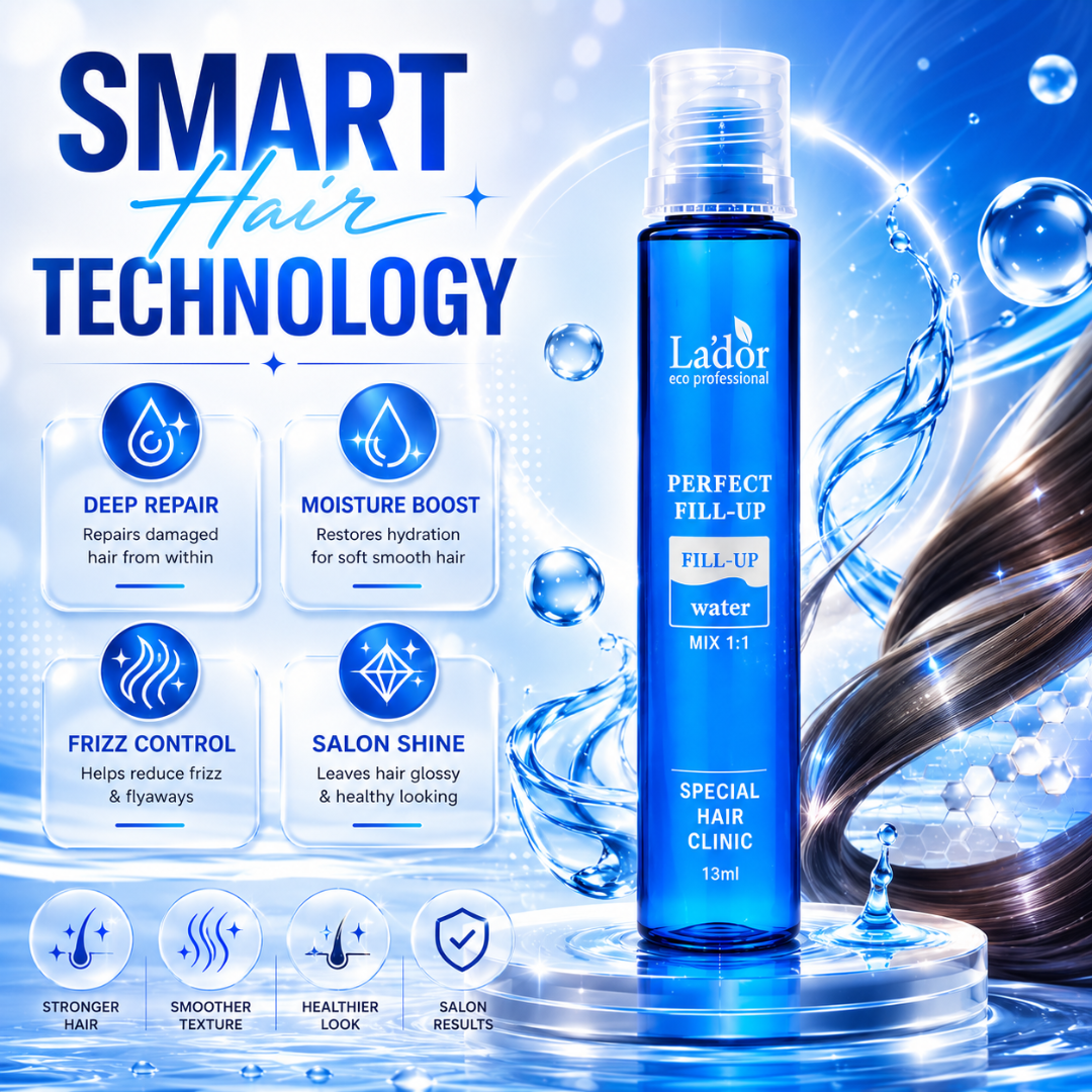 Lador Perfect Hair Fill-Up – Deep Repair, Shine & Smoothness – Salon Smooth Hair at Home – Repairs Damaged Hair, Reduces Frizz & Dryness, Strengthens Hair from Within