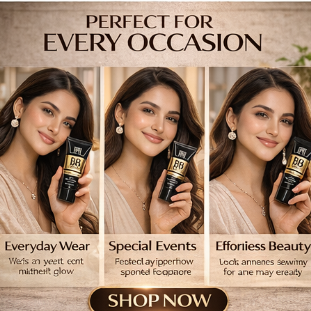 MASARRAT MISBAH MM BB Cream Silk Radiance | 5-in-1 Tinted Moisturizer with SPF 15