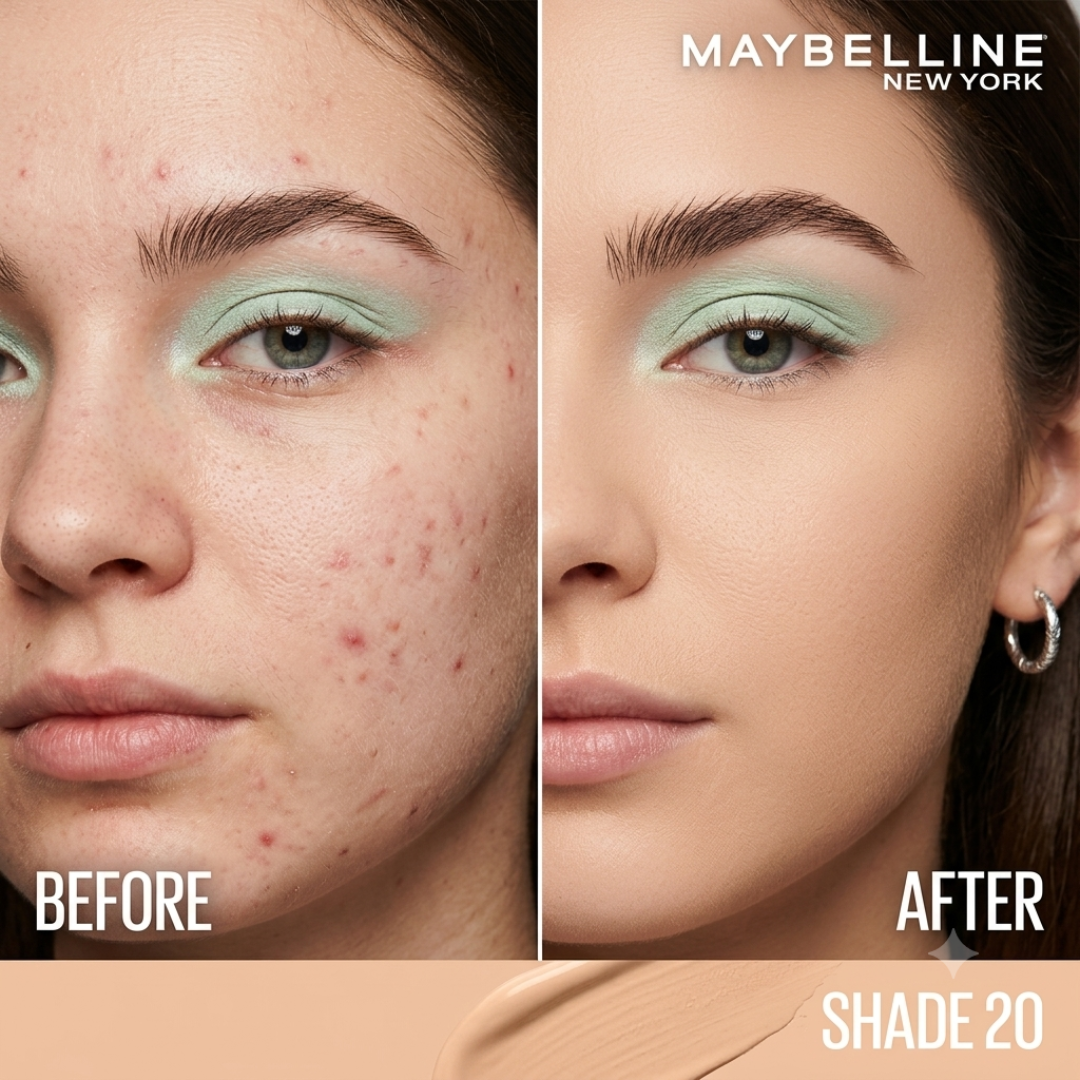 Maybelline New York Spot Rescue Concealer - Full Coverage Skin-Improving Concealer + Salicylic Acid – Conceals Acne & Blemishes, Improves Skin Over Time – 12HR Long-Lasting