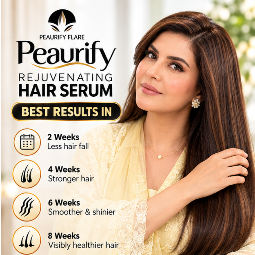 Peaurify Flare Rejuvenating Hair Serum – Anti-Hair Fall & Hair Growth Treatment – Pro-Keratin & Argan Oil