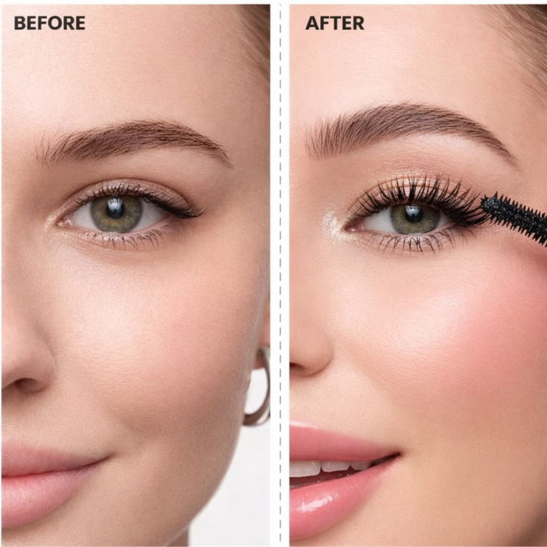 L'Oreal Unlimited Unlimited Mascara – Instant Lash Lift, 24H Long Wear & Waterproof – Smudge Proof, Volume Boost – With Castor Oil, Carnauba Wax, Vitamin E & Panthenol – For Short, Sparse, Straight & Fine Lashes