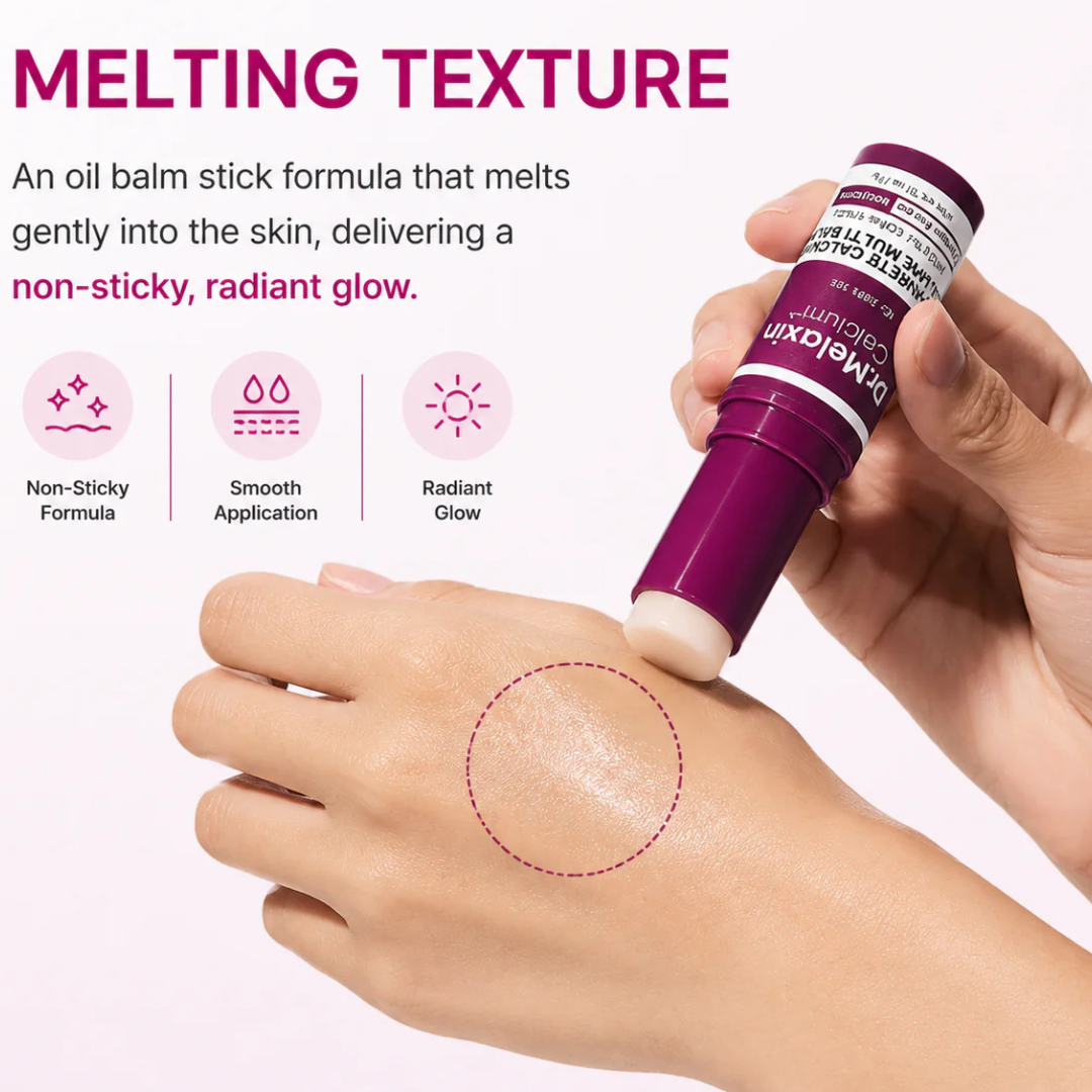 Dr. Melaxin Calcium Volume Multi Balm - Skin-Filling Care for Volume, Firmness & Radiance – With Calcium & Collagen Extract – Targets Forehead Wrinkles, Fine Lines, Smile Lines, Under-Eye Lines & Loss of Firmness – Hydrating & Moisturizing –