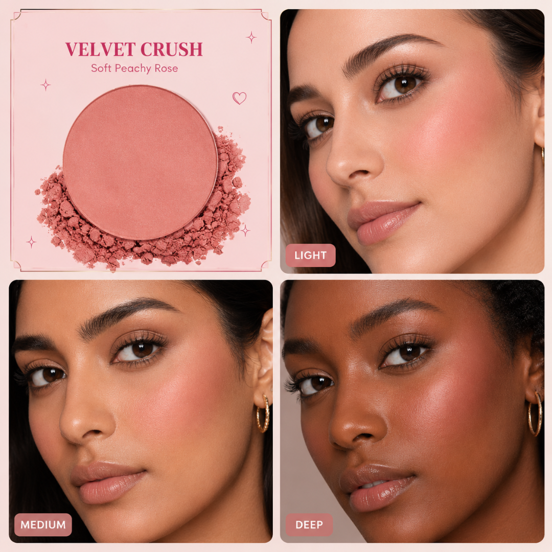 Too Faced Jewel Crush Blush & Highlighter Face Palette – A Little Glow, A Lot More You – 4 Shades: Shooting Star, Golden Hour, Velvet Crush & Watermelon Rain – Radiant, Blendable & Buildable – Silky Soft, Long-Lasting