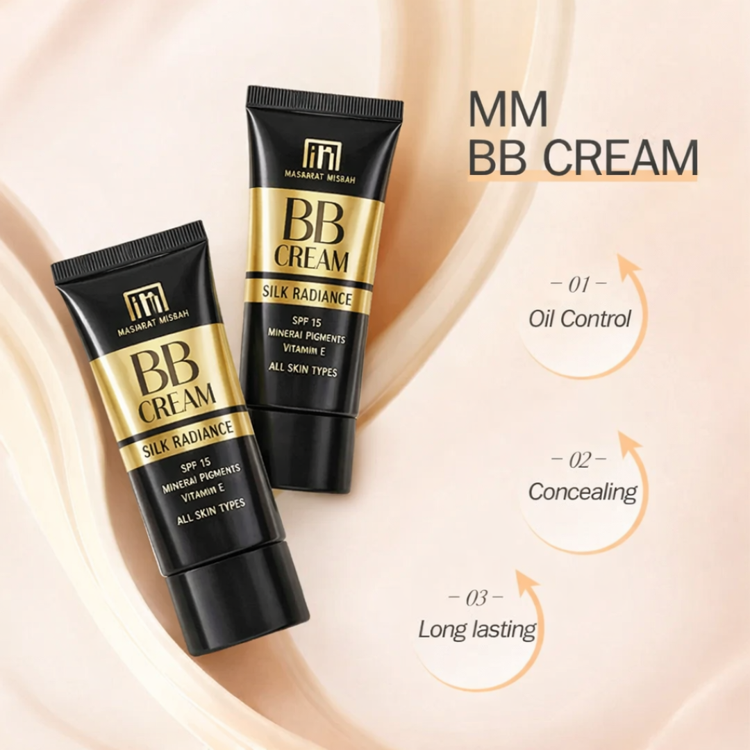 MASARRAT MISBAH MM BB Cream Silk Radiance | 5-in-1 Tinted Moisturizer with SPF 15
